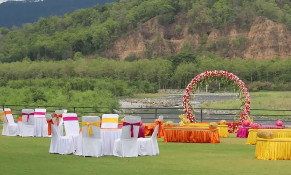 destination wedding in jim corbett