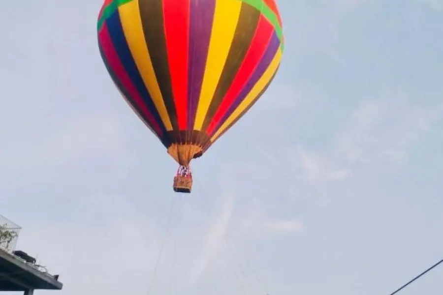 Hot air balloon jim corbett